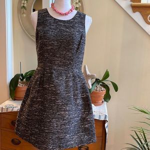 The Limited Pink/Black Tweed Dress